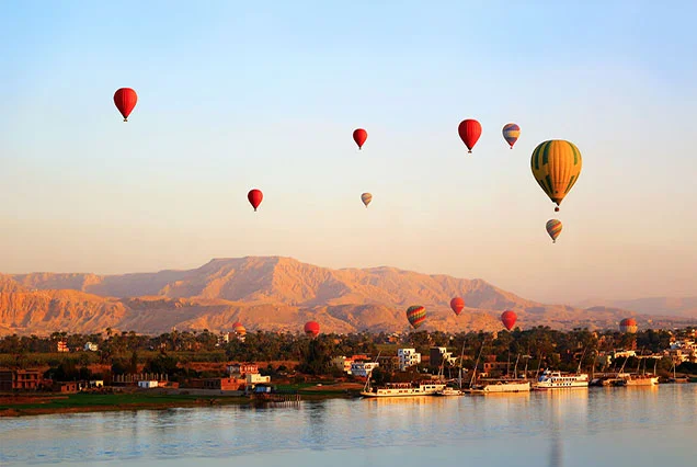 Exklusiver Heißluftballon Luxor 2 Tages Luxusausflug mit Guide