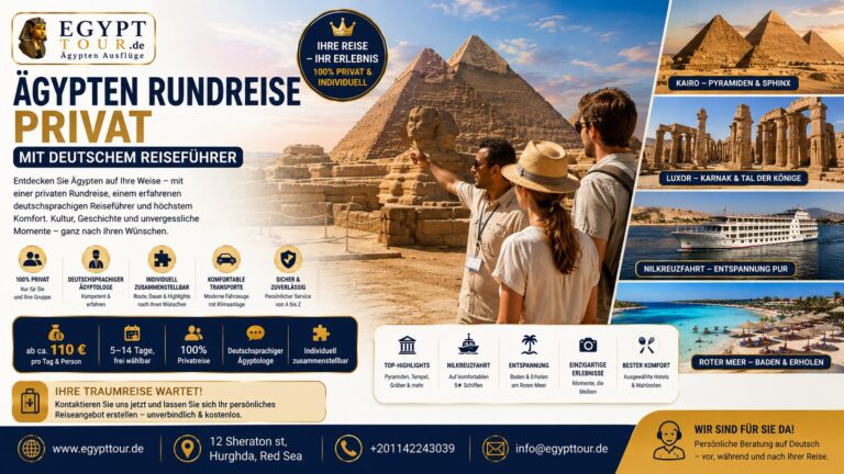 Ägypten Rundreise privat mit deutschem Reiseführer