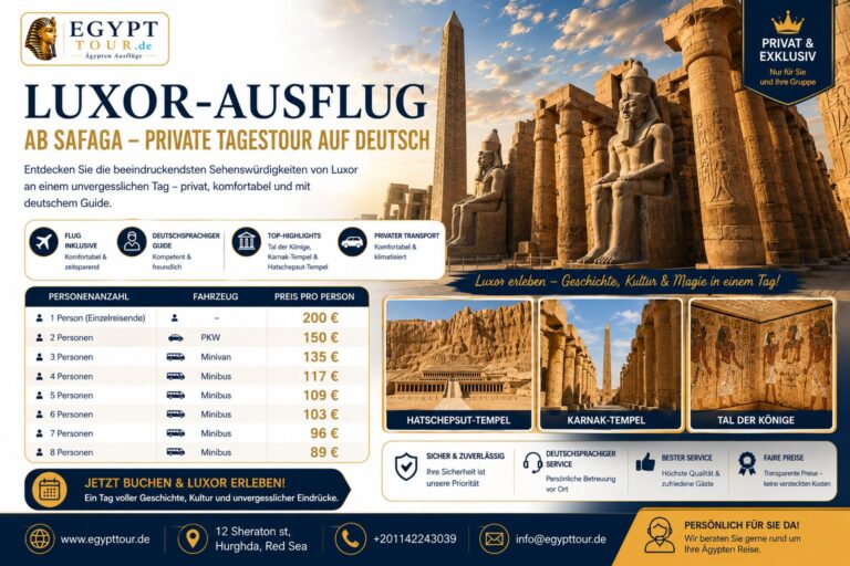 Luxor-Ausflug ab Safaga – private Tagestour auf Deutsch