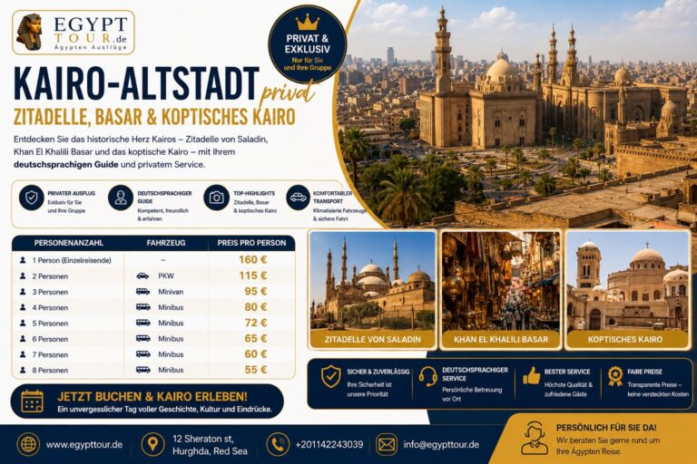 Kairo-Altstadt privat – Zitadelle, Basar & koptisches Kairo