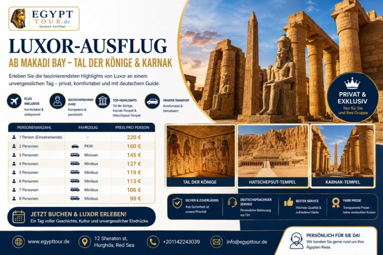 Luxor-Ausflug ab Makadi Bay – Tal der Könige & Karnak